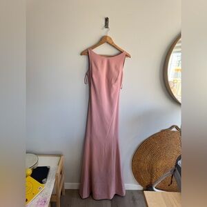 Theia Blush Pink Maxi Dress